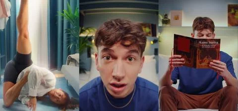 jongen leest de kamasutra