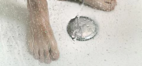 2 voeten onder de douche