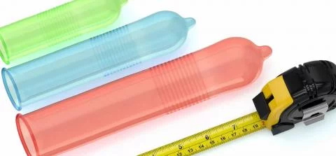 condooms en een rolmaat