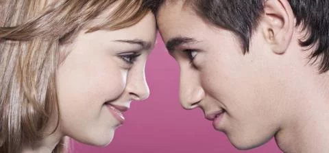 foto van een verliefd stel