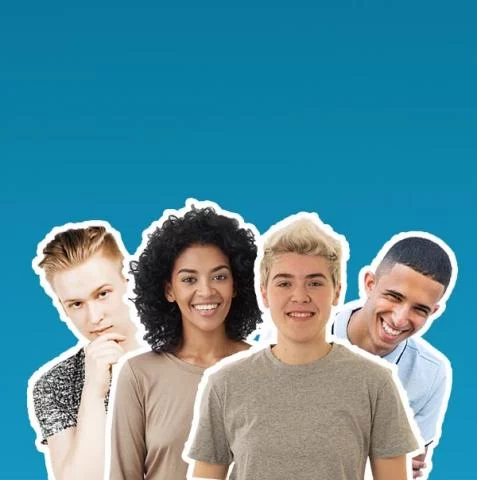 foto van een groep jongeren